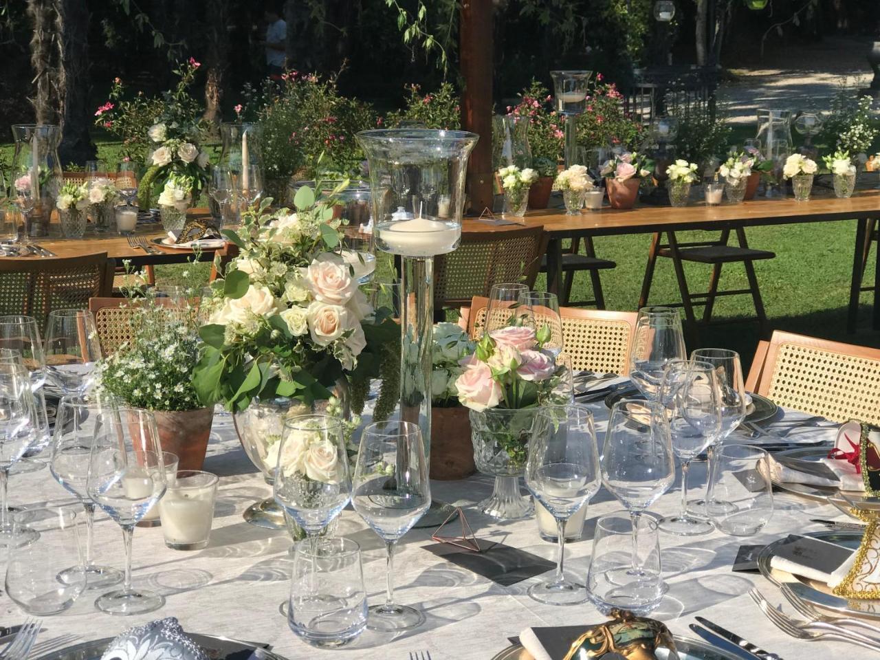 Hotel Villa Condulmer Mogliano Veneto Ngoại thất bức ảnh A table at a wedding reception