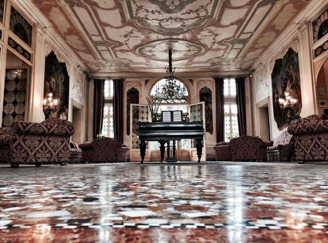 Hotel Villa Condulmer Mogliano Veneto Ngoại thất bức ảnh The lobby of the hotel